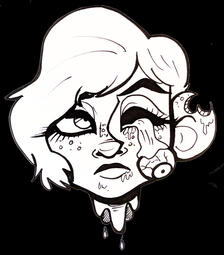 Caricature Self Portrait (Zombie)